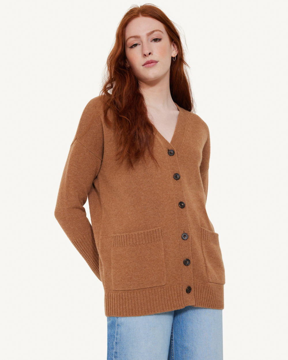 Campbell Cashmere Boyfriend Cardigan