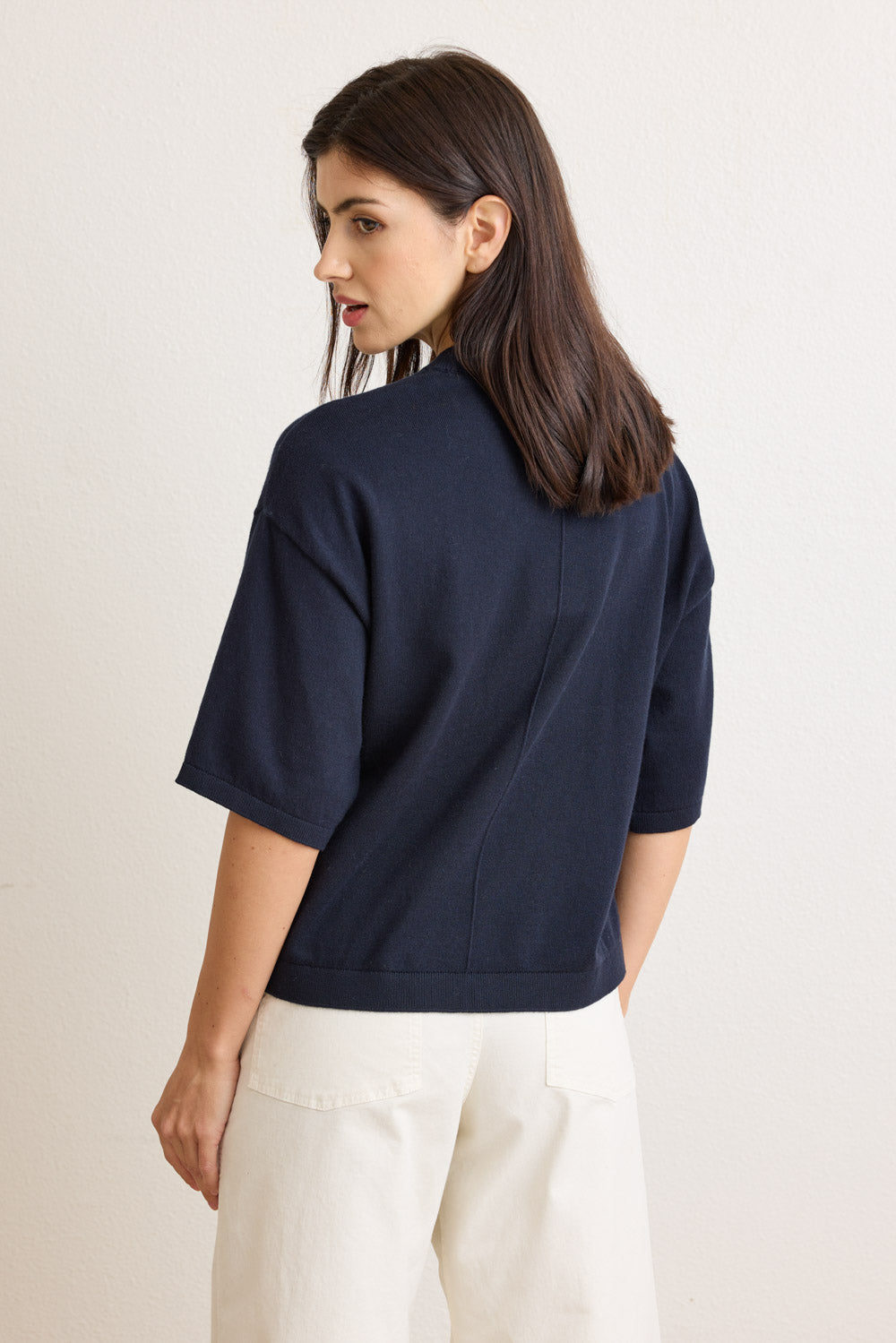 Stevie Pocket Crewneck