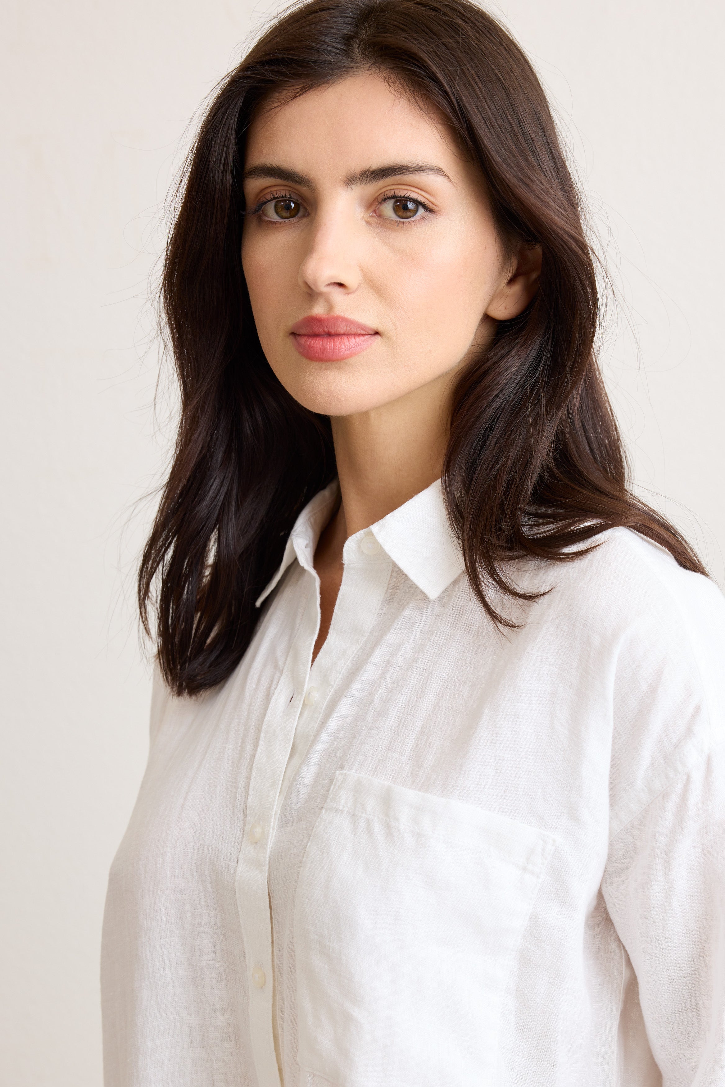 Bella Linen Boyfriend Shirt