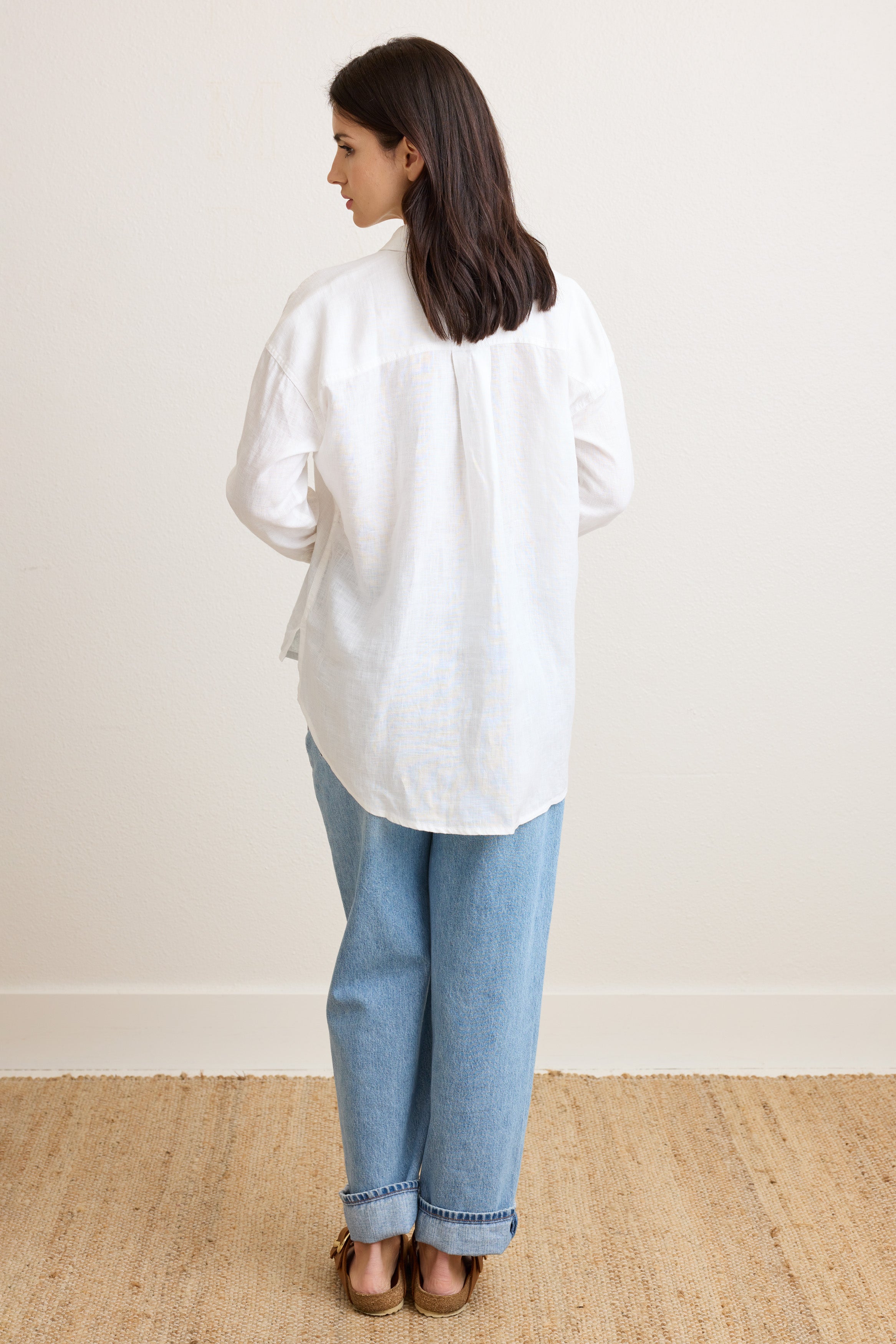 Bella Linen Boyfriend Shirt