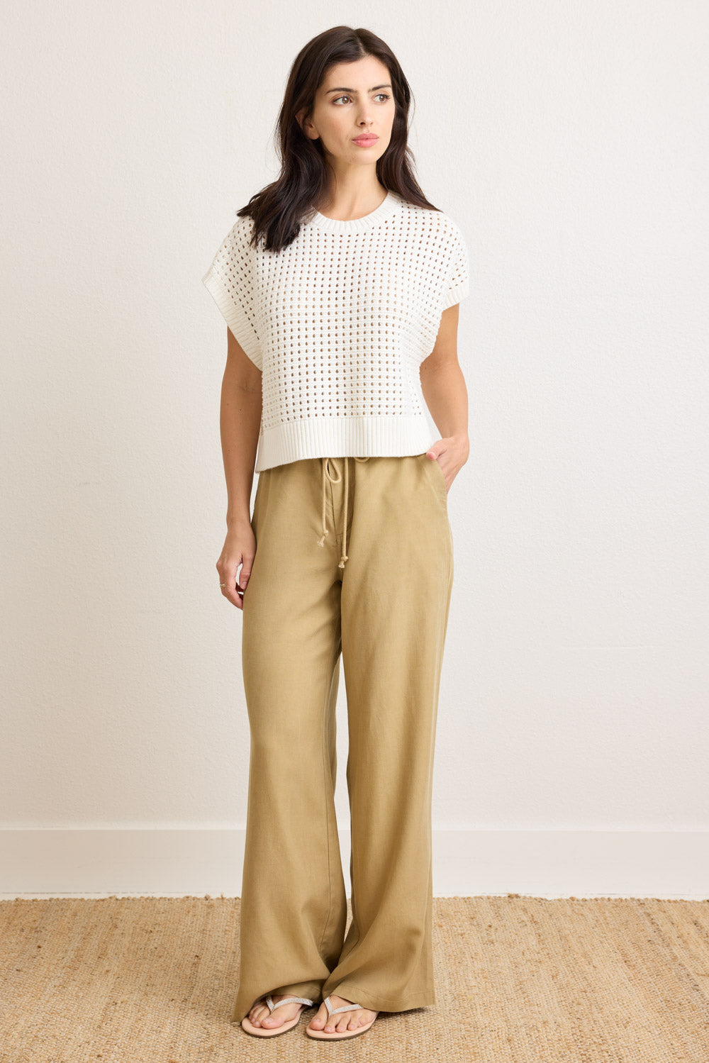 Brynn Tie Front Pant