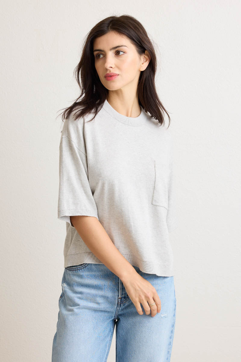 Stevie Pocket Crewneck