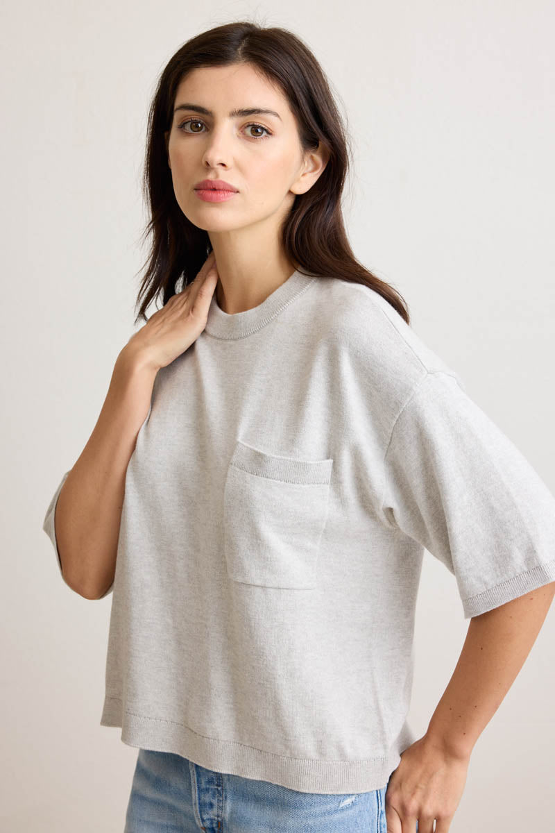 Stevie Pocket Crewneck