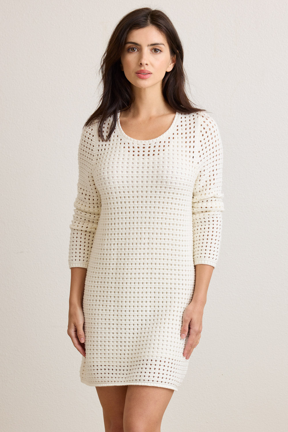 Thalia Crochet Sweater Dress