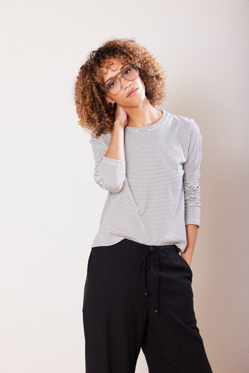 Ivy Stripe Tee - Not Monday