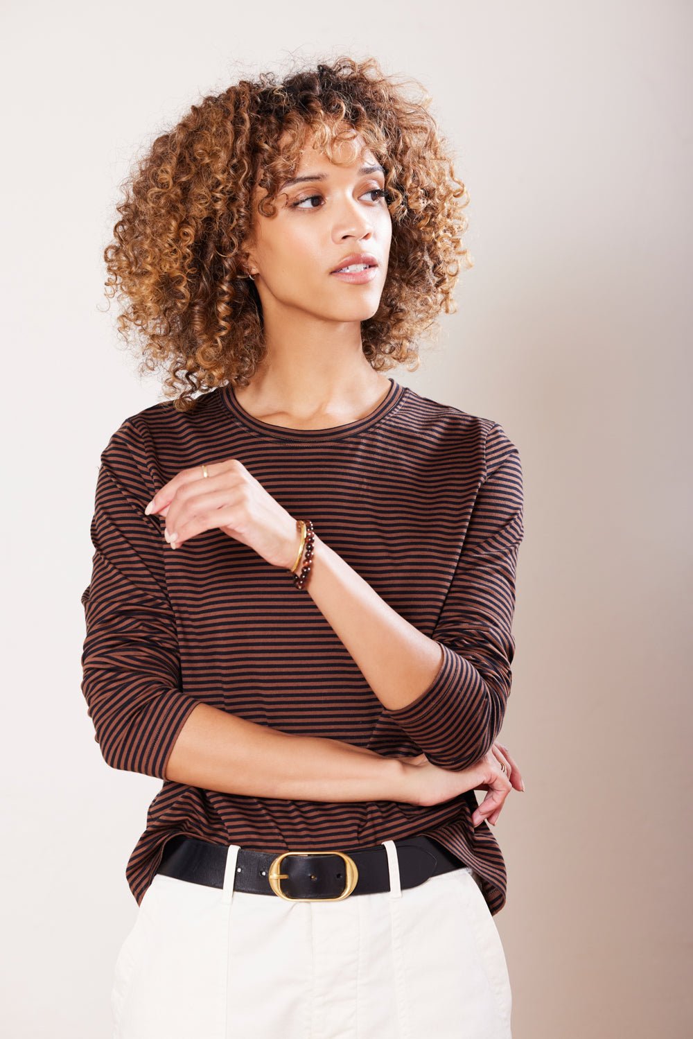 Ivy Stripe Tee - Not Monday