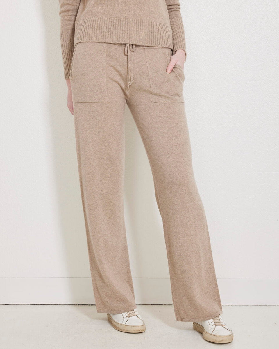 Beige 'Collins' pants