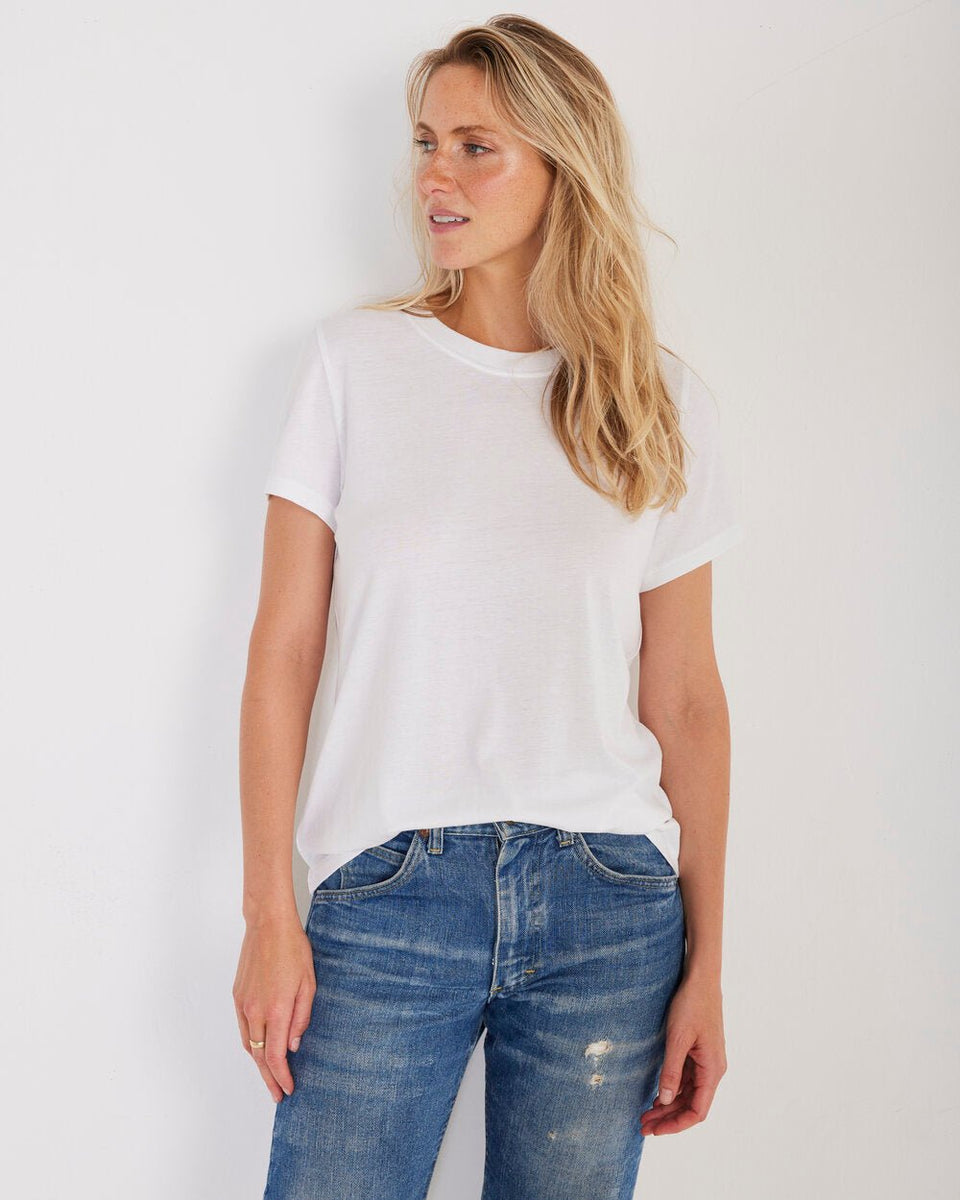 Emma Crewneck  Soft & Luxurious Women's Tshirt. Not Monday