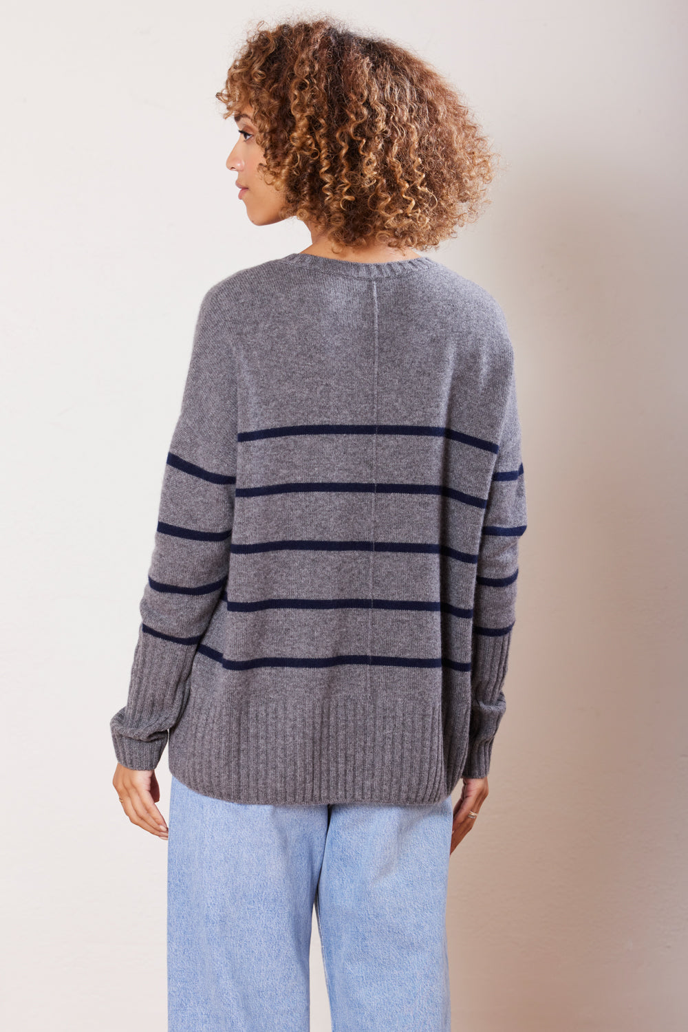 Ella Cashmere Boyfriend Sweater