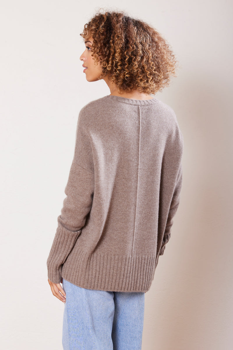 Ella Cashmere Boyfriend Sweater