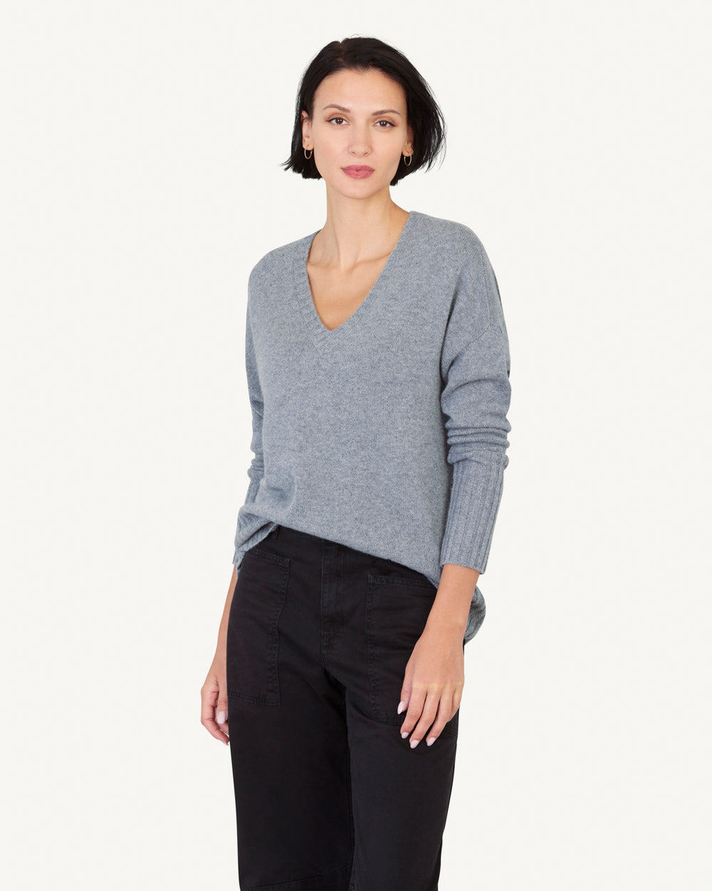 Ella Cashmere Boyfriend Sweater