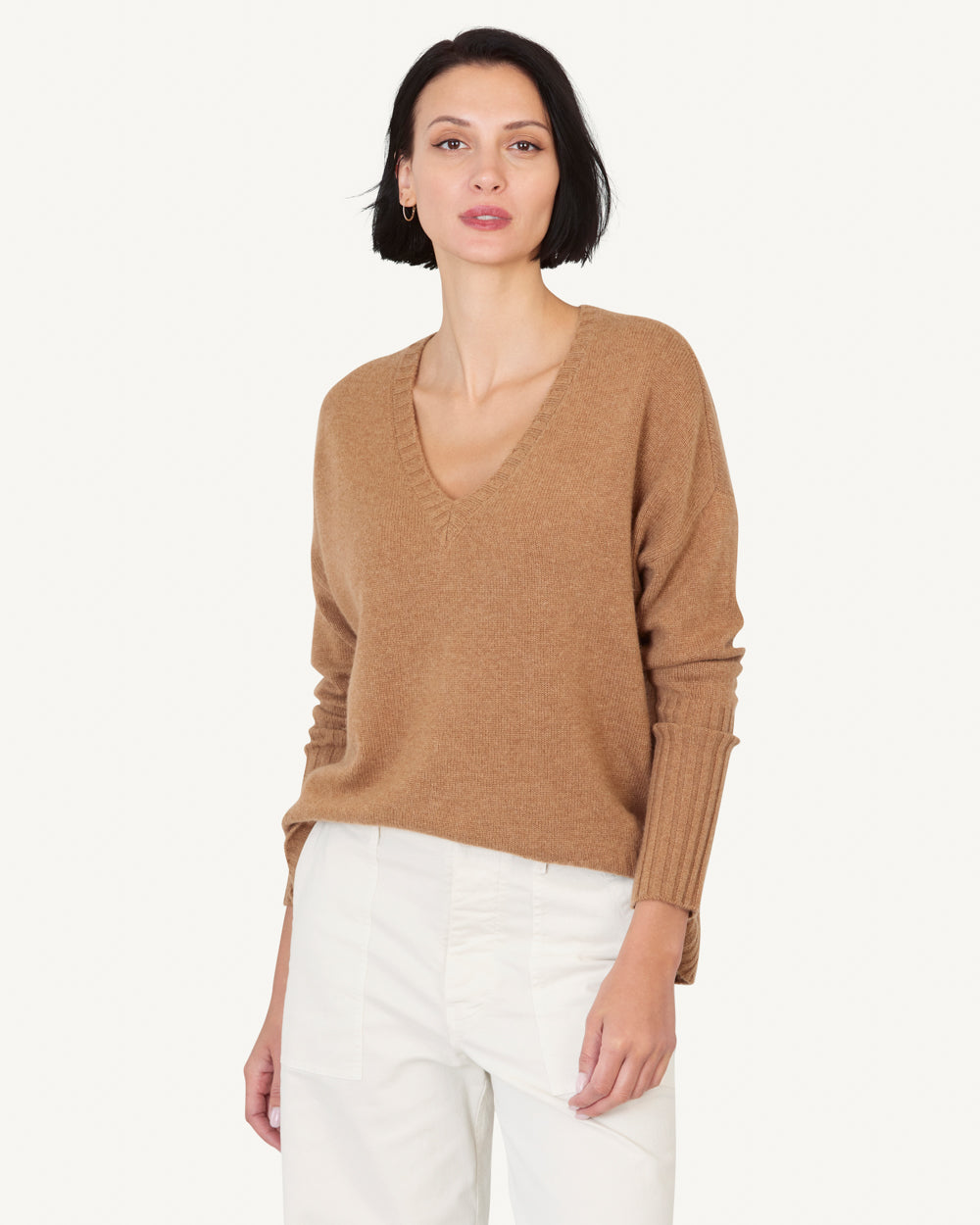 Ella Cashmere Boyfriend Sweater