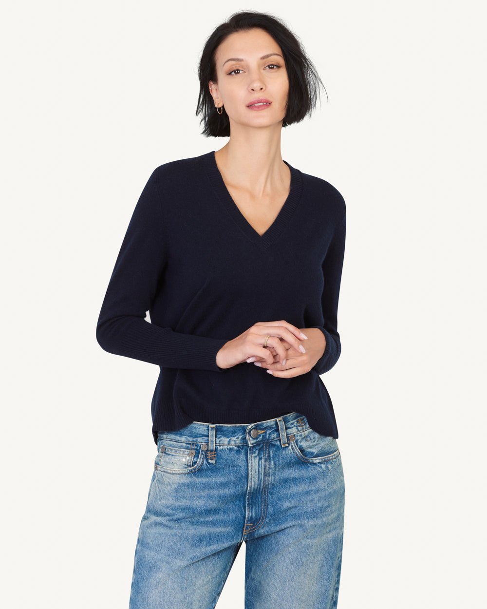 Ava Cashmere V - neck - Not Monday