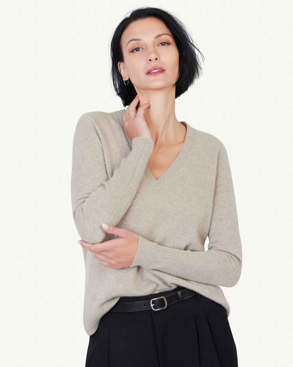 Ava Cashmere V - neck - Not Monday