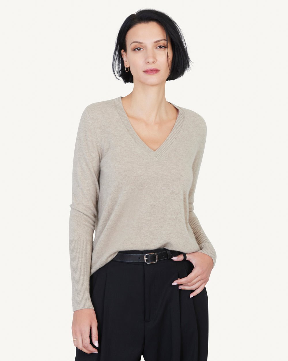 Ava Cashmere V - neck - Not Monday