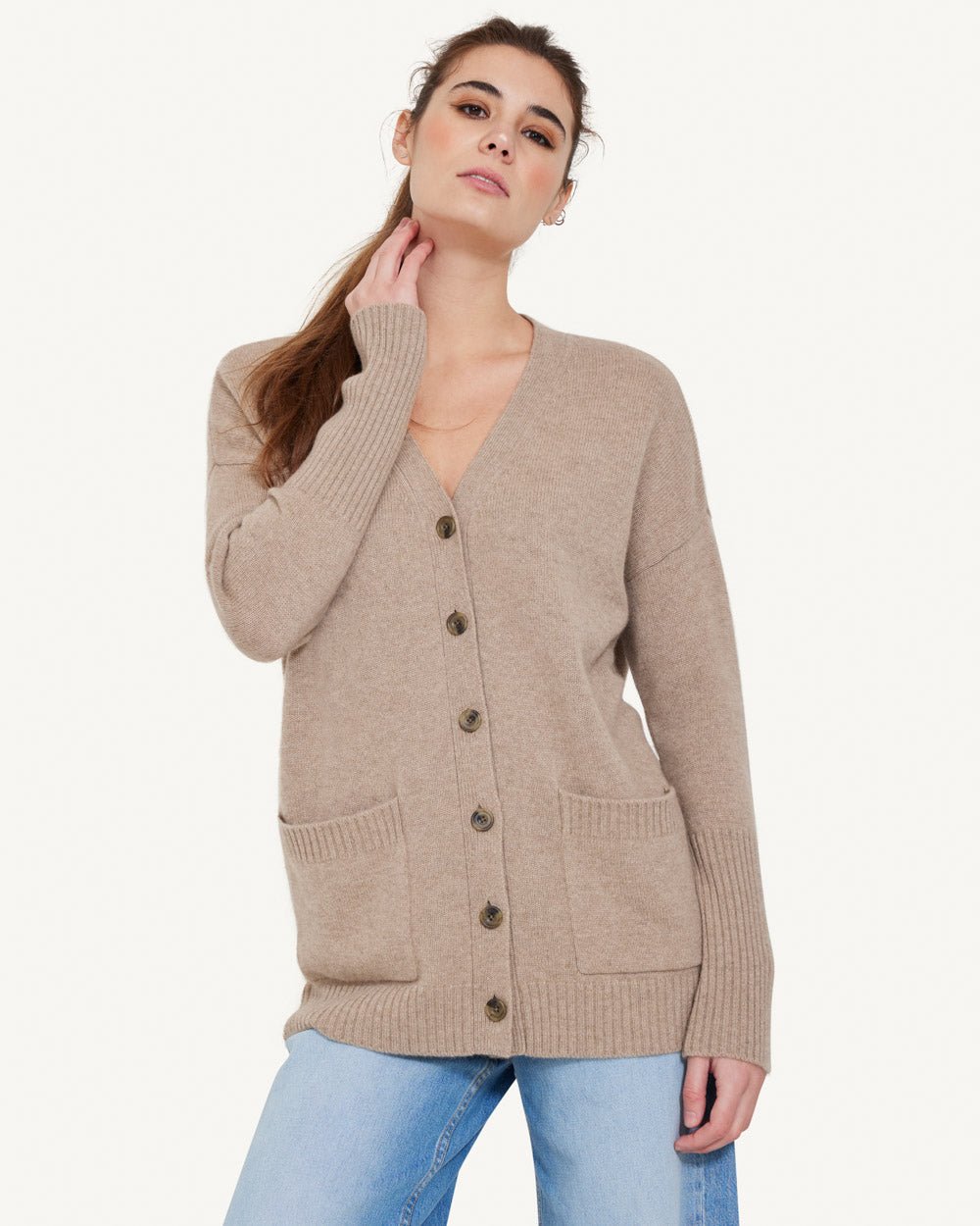 Campbell Cashmere Cardigan - Not Monday