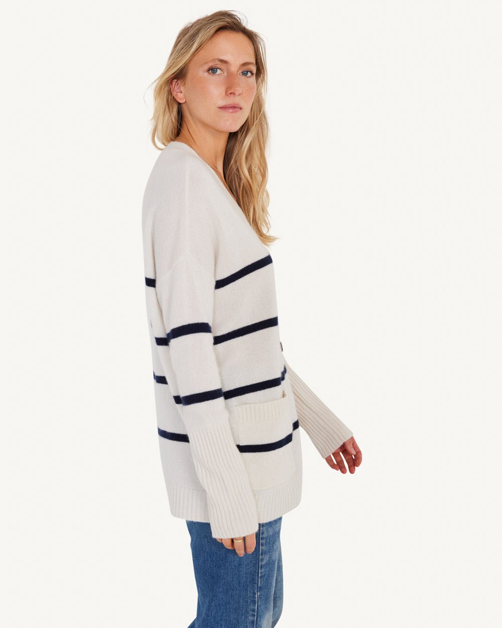 Campbell Cashmere Cardigan - Not Monday