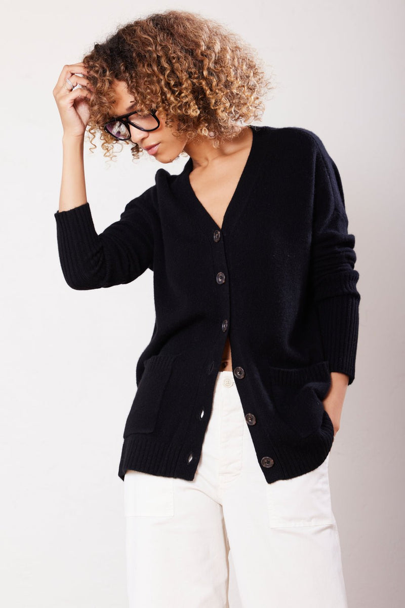 Campbell Cashmere Cardigan - Not Monday