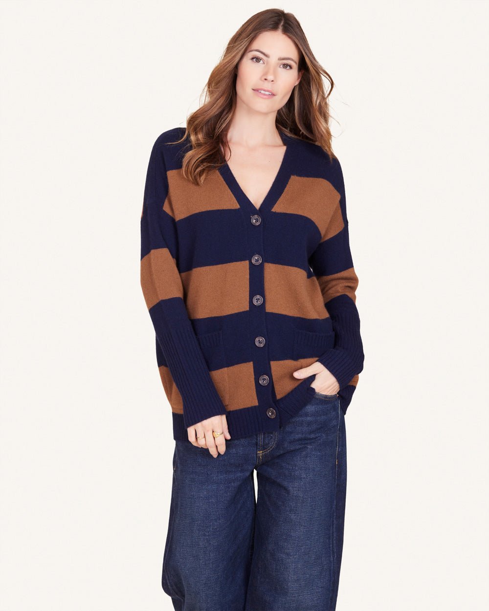 Campbell Cashmere Cardigan - Not Monday