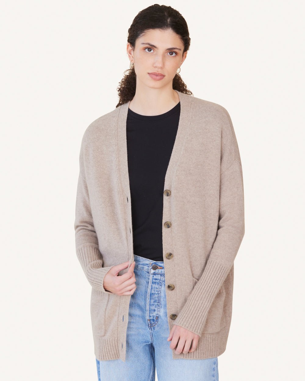 Campbell Cashmere Cardigan - Not Monday