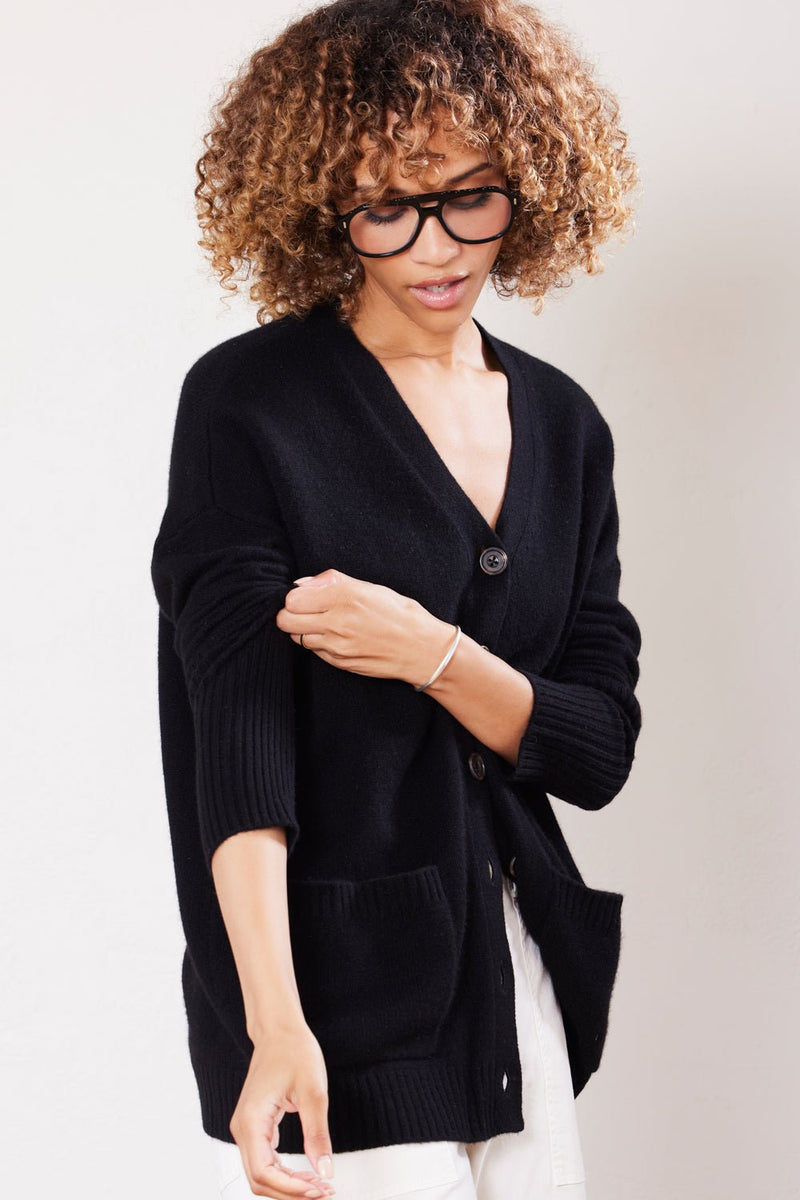 Campbell Cashmere Cardigan - Not Monday