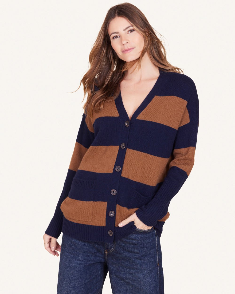 Campbell Cashmere Cardigan - Not Monday