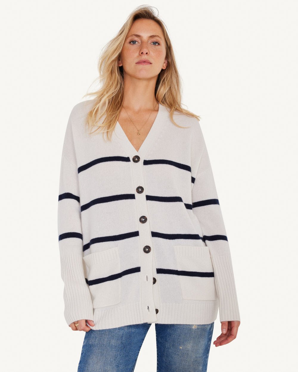 Campbell Cashmere Cardigan - Not Monday