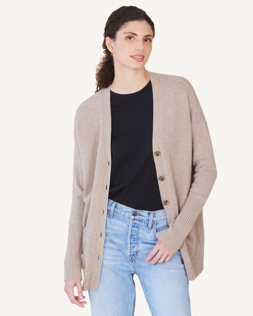 Campbell Cashmere Cardigan - Not Monday