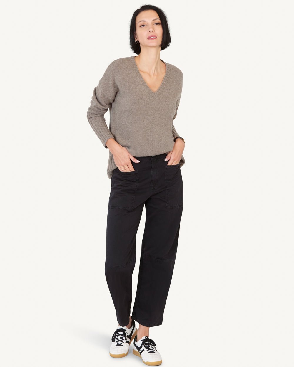 Ella Cashmere V - neck Sweater - Not Monday