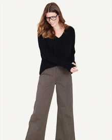 Ella Cashmere V - neck Sweater - Not Monday