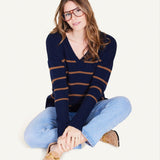 Ella Cashmere V - neck Sweater - Not Monday