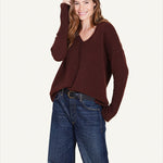 Ella Cashmere V - neck Sweater - Not Monday