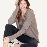 Ella Cashmere V - neck Sweater - Not Monday