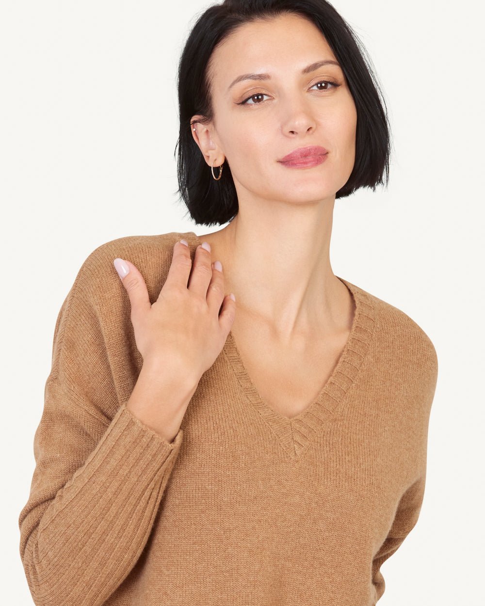 Ella Cashmere V - neck Sweater - Not Monday