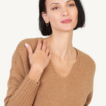 Ella Cashmere V - neck Sweater - Not Monday