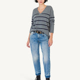 Ella Cashmere V - neck Sweater - Not Monday