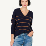 Ella Cashmere V - neck Sweater - Not Monday