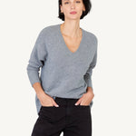 Ella Cashmere V - neck Sweater - Not Monday