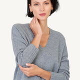 Ella Cashmere V - neck Sweater - Not Monday