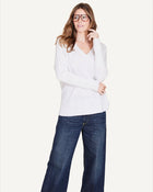 Ella Cashmere V - neck Sweater - Not Monday