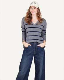 Ella Cashmere V - neck Sweater - Not Monday