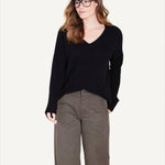 Ella Cashmere V - neck Sweater - Not Monday