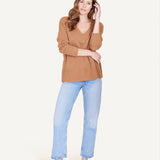 Ella Cashmere V - neck Sweater - Not Monday