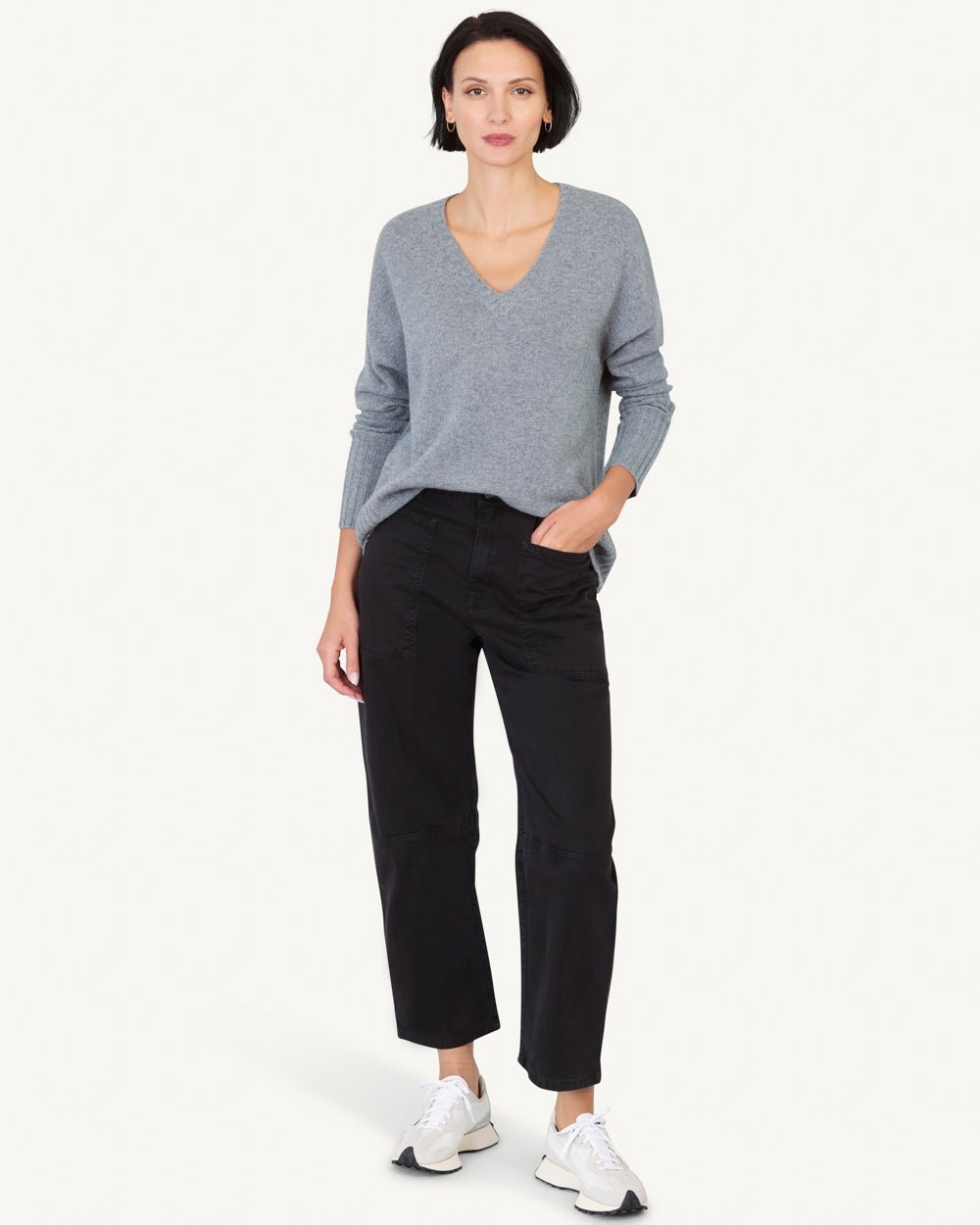 Ella Cashmere V - neck Sweater - Not Monday