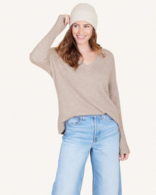 Ella Cashmere V - neck Sweater - Not Monday