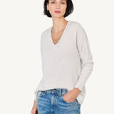 Ella Cashmere V - neck Sweater - Not Monday