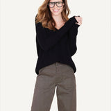 Ella Cashmere V - neck Sweater - Not Monday