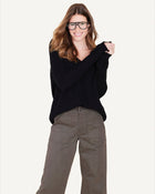 Ella Cashmere V - neck Sweater - Not Monday