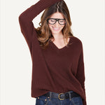 Ella Cashmere V - neck Sweater - Not Monday