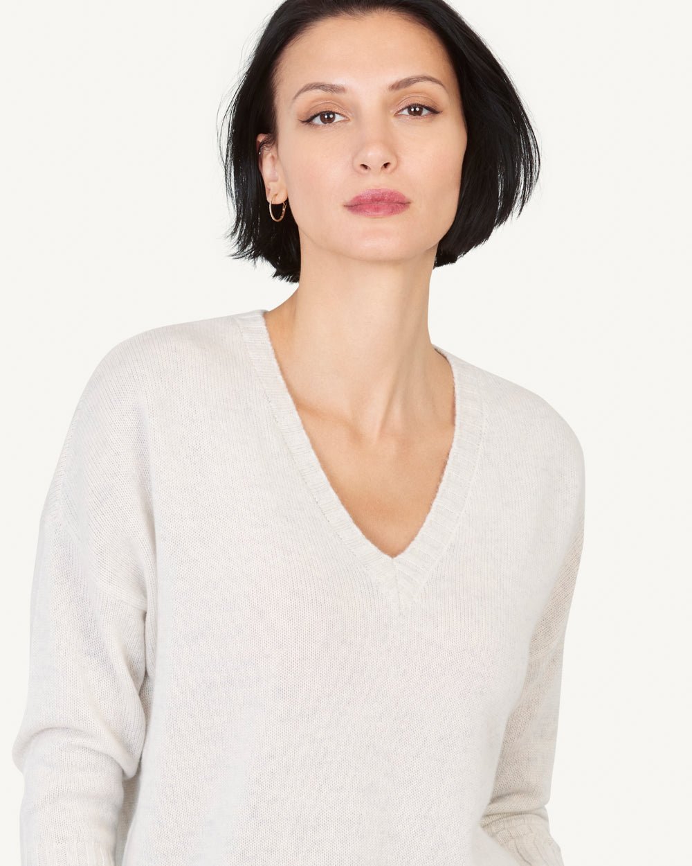 Ella Cashmere V - neck Sweater - Not Monday